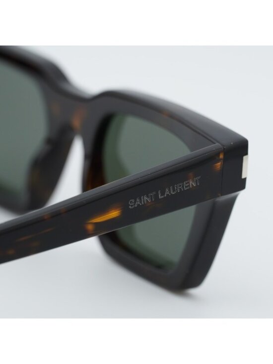 Saint Laurent SL633CALISTA 002 Sunglasses Havana Rectangle Frame, Grey Lenses main image 8